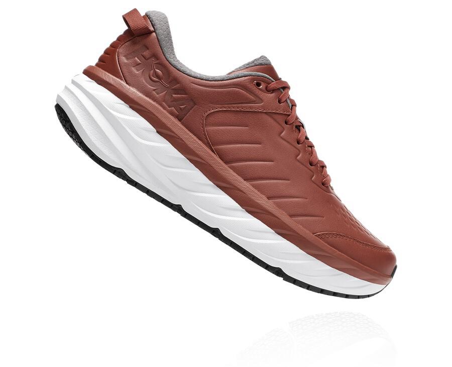 Running Shoes Mens - Hoka One One Bondi Sr - Brown - CTOQSWZ-09